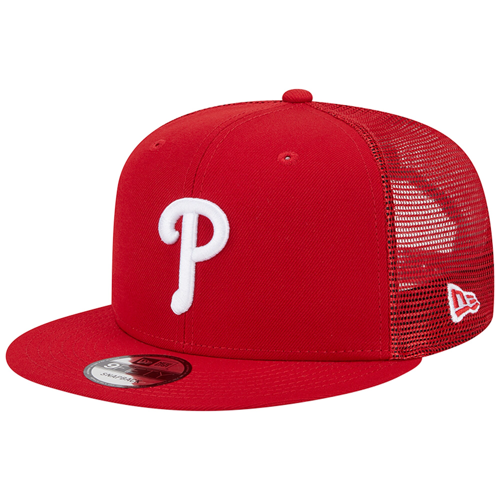 Philadelphia Phillies mens philadelphia phillies new era red team color trucker 9fifty snapback hat Collection - Exclusive Jerseys, Caps, and Hats