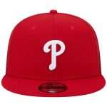 Philadelphia Phillies mens philadelphia phillies new era red team color trucker 9fifty snapback hat Collection - Exclusive Jerseys, Caps, and Hats