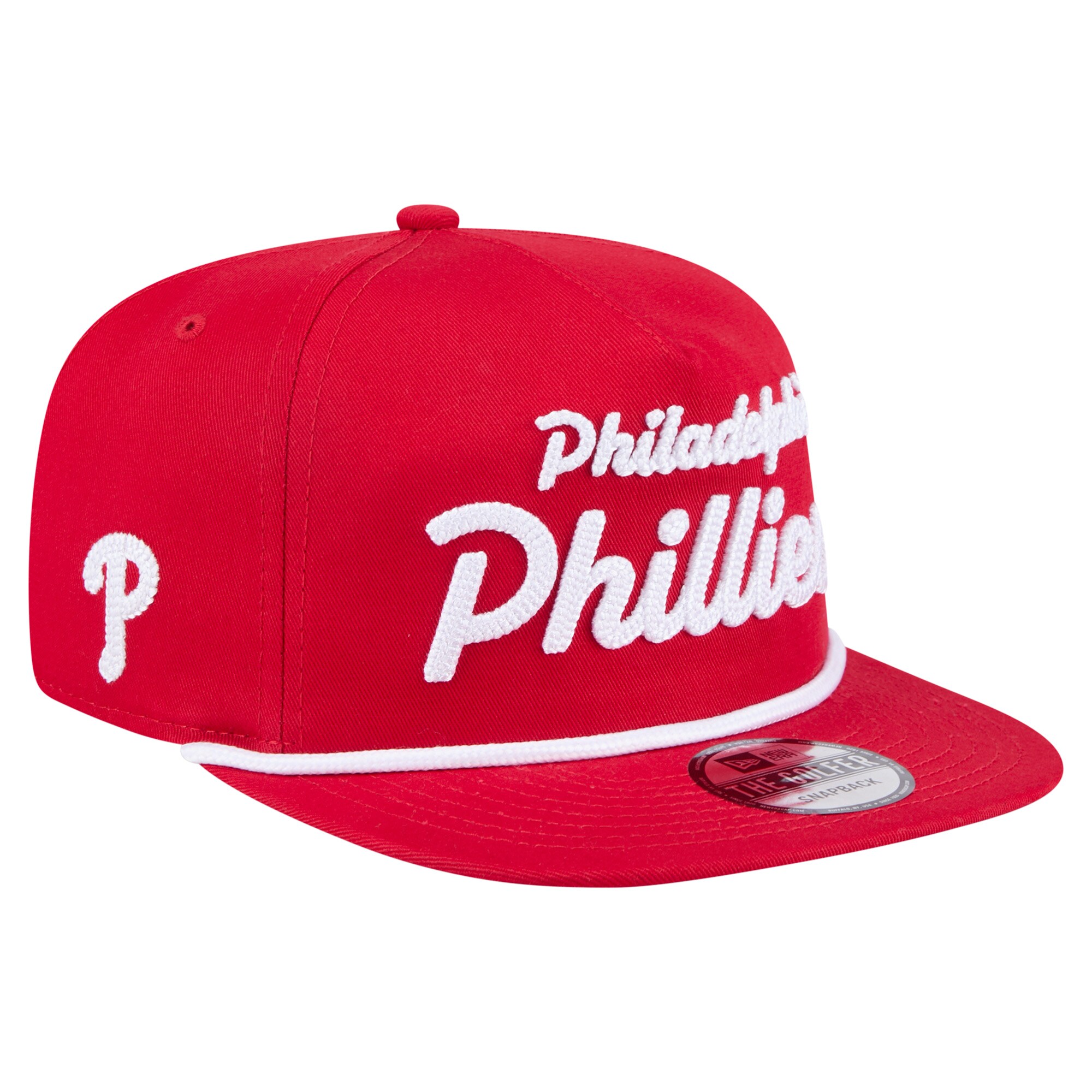 Philadelphia Phillies mens philadelphia phillies new era red team text golfer snapback hat Collection - Exclusive Jerseys, Caps, and Hats