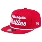 Philadelphia Phillies mens philadelphia phillies new era red team text golfer snapback hat Collection - Exclusive Jerseys, Caps, and Hats