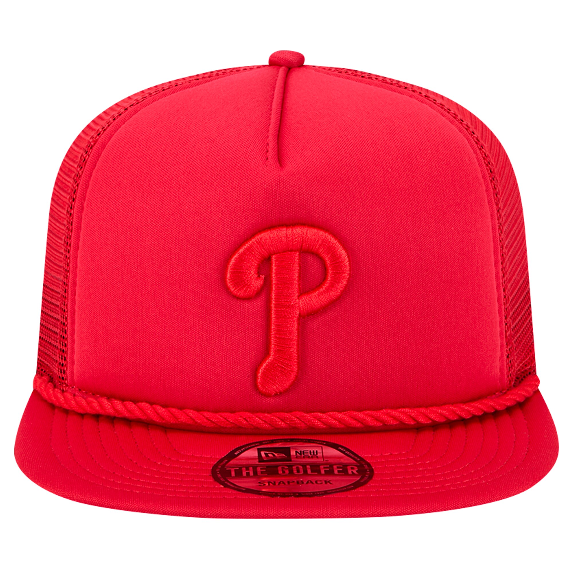 Philadelphia Phillies mens philadelphia phillies new era red tone foam meshback golfer snapback hat Collection - Exclusive Jerseys, Caps, and Hats