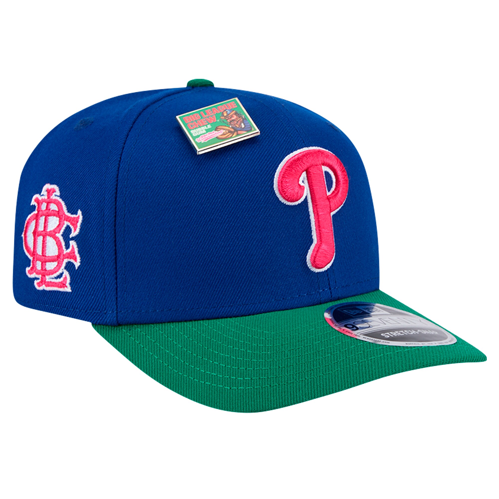 Philadelphia Phillies mens philadelphia phillies new era royalgreen 2024 big league chew flavor pack 9seventy adjustable hat Collection - Exclusive Jerseys, Caps, and Hats