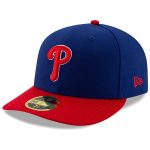 Philadelphia Phillies mens philadelphia phillies new era royalred authentic collection alternate on-field low profile 59fifty fitted hat Collection - Exclusive Jerseys, Caps, and Hats