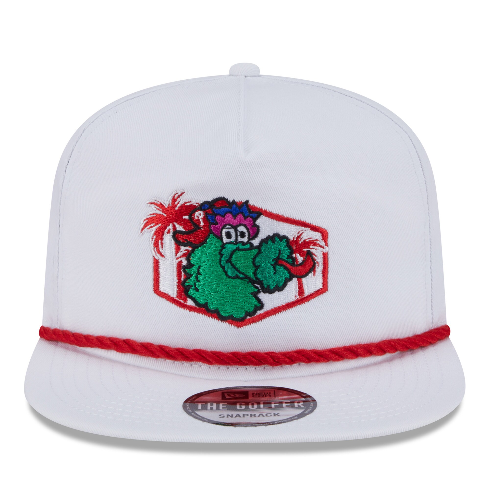 Philadelphia Phillies mens philadelphia phillies new era white 2025 spring training palm golfer adjustable hat Collection - Exclusive Jerseys, Caps, and Hats