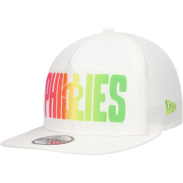 Philadelphia Phillies mens philadelphia phillies new era white spring spectrum golfer snapback hat Collection - Exclusive Jerseys, Caps, and Hats