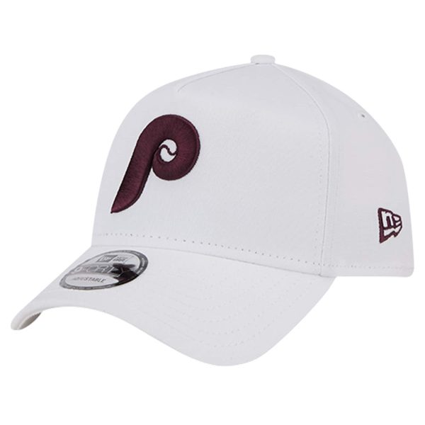 Philadelphia Phillies mens philadelphia phillies new era white tc a-frame 9forty adjustable hat 201194489 Collection - Exclusive Jerseys, Caps, and Hats