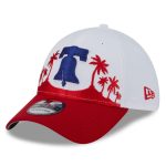 Philadelphia Phillies mens philadelphia phillies new era whitered 2025 spring training landscape 39thirty flex hat Collection - Exclusive Jerseys, Caps, and Hats