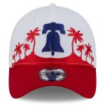 Philadelphia Phillies mens philadelphia phillies new era whitered 2025 spring training landscape 39thirty flex hat Collection - Exclusive Jerseys, Caps, and Hats