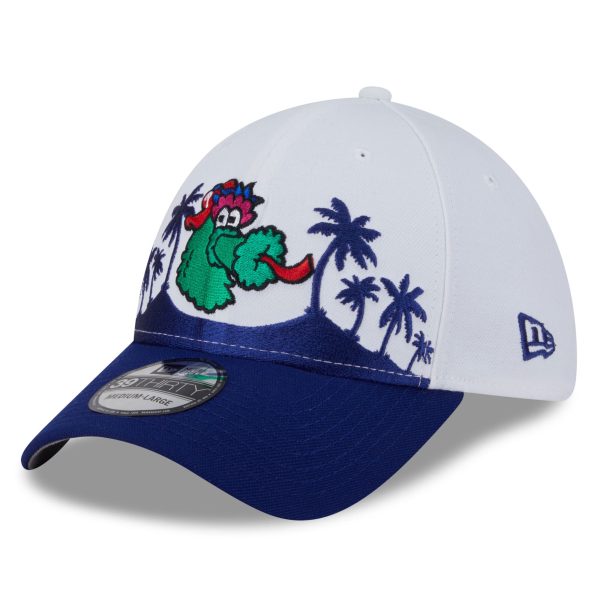 Philadelphia Phillies mens philadelphia phillies new era whiteroyal 2025 spring training landscape 39thirty flex hat Collection - Exclusive Jerseys, Caps, and Hats