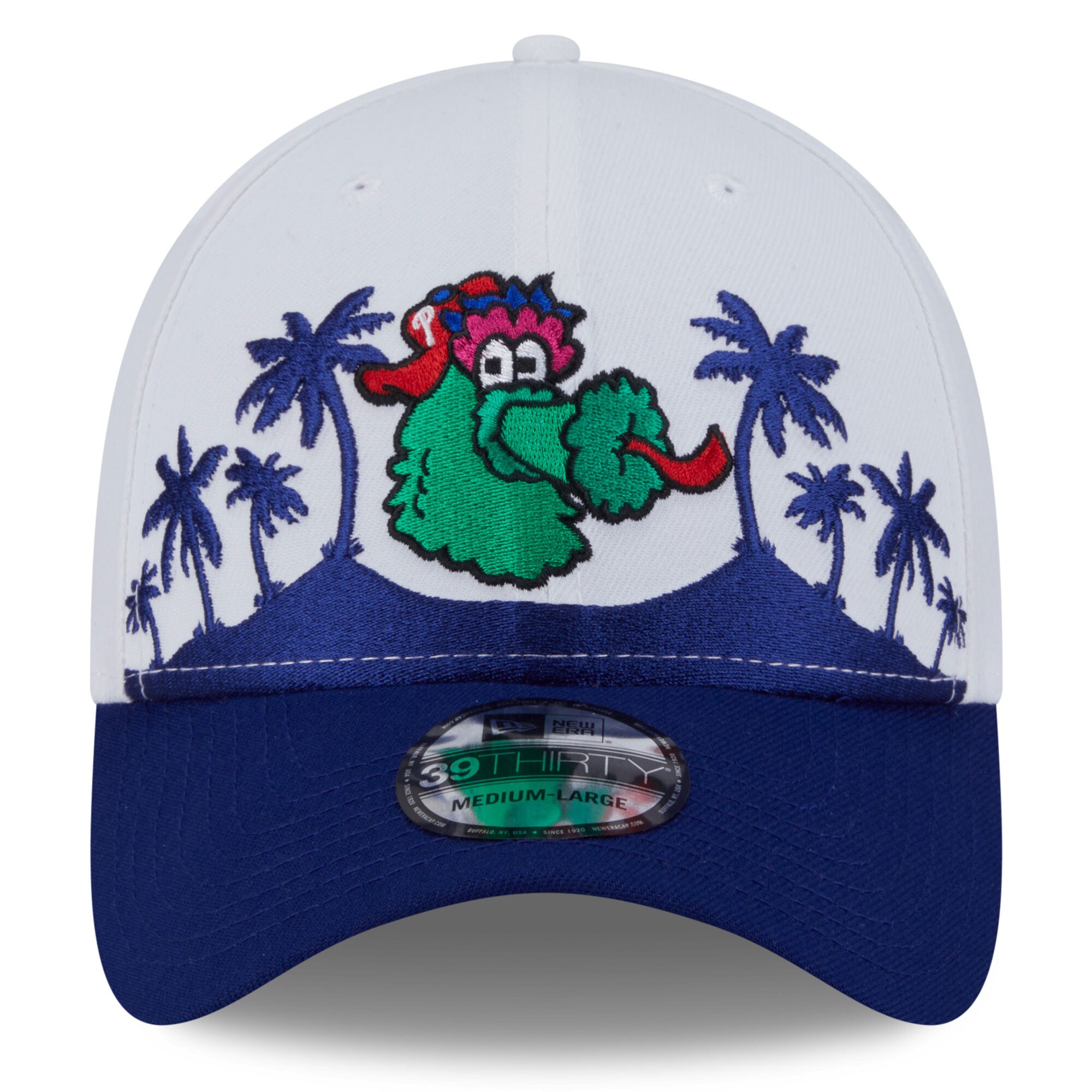 Philadelphia Phillies mens philadelphia phillies new era whiteroyal 2025 spring training landscape 39thirty flex hat Collection - Exclusive Jerseys, Caps, and Hats