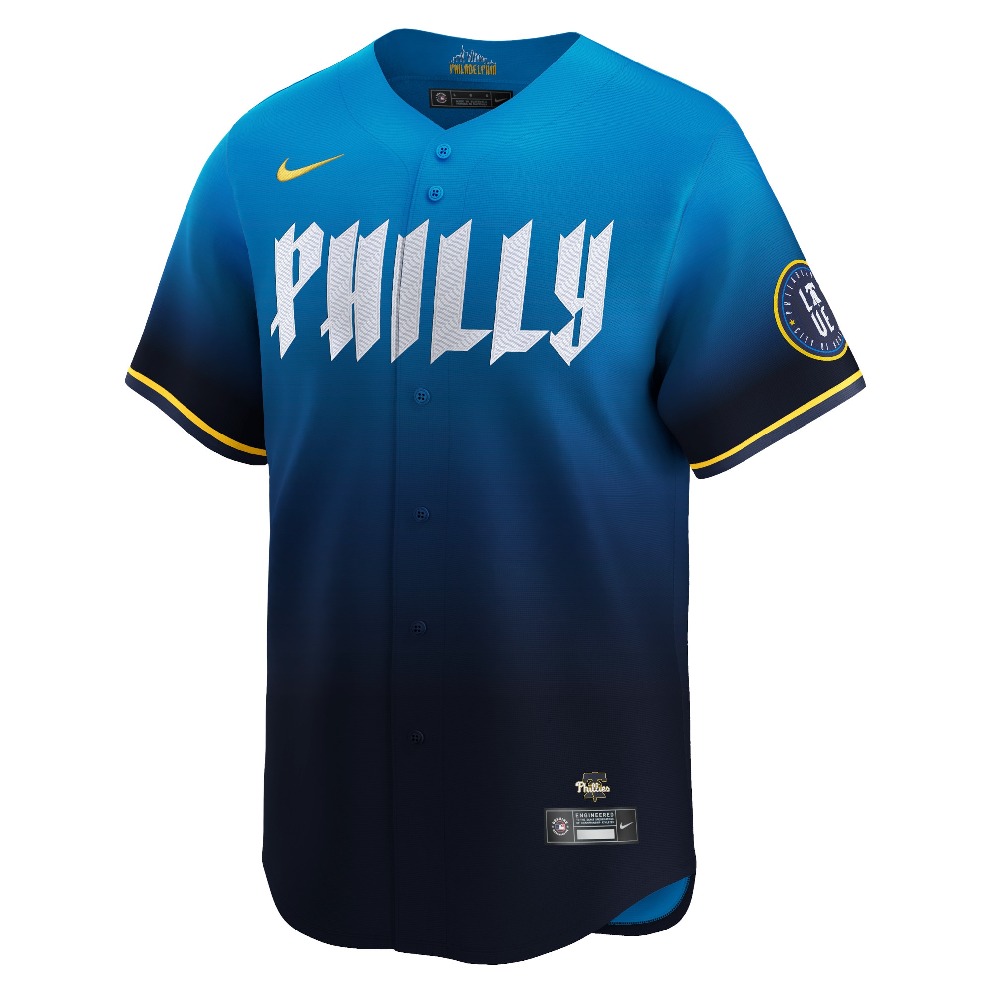 Philadelphia Phillies mens philadelphia phillies nike blue 2024 city connect limited jersey Collection - Exclusive Jerseys, Caps, and Hats