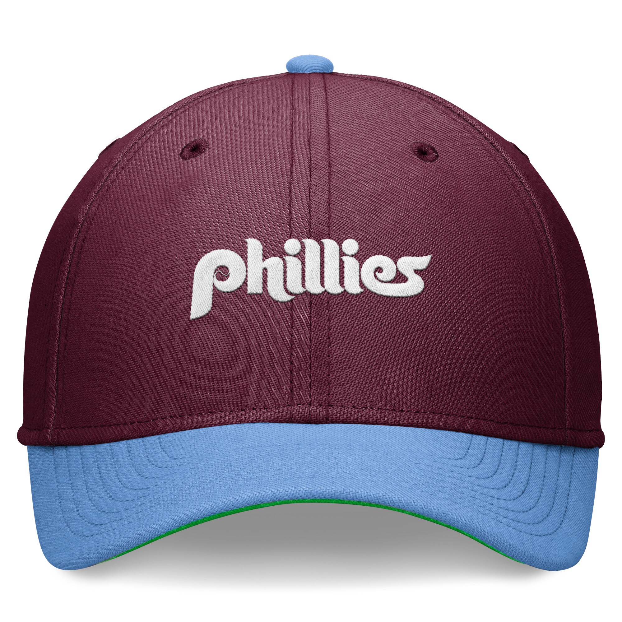 Philadelphia Phillies mens philadelphia phillies nike burgundylight blue cooperstown collection rewind swooshflex performance hat Collection - Exclusive Jerseys, Caps, and Hats