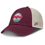 Philadelphia Phillies mens philadelphia phillies nike burgundynatural cooperstown collection club trucker adjustable hat Collection - Exclusive Jerseys, Caps, and Hats