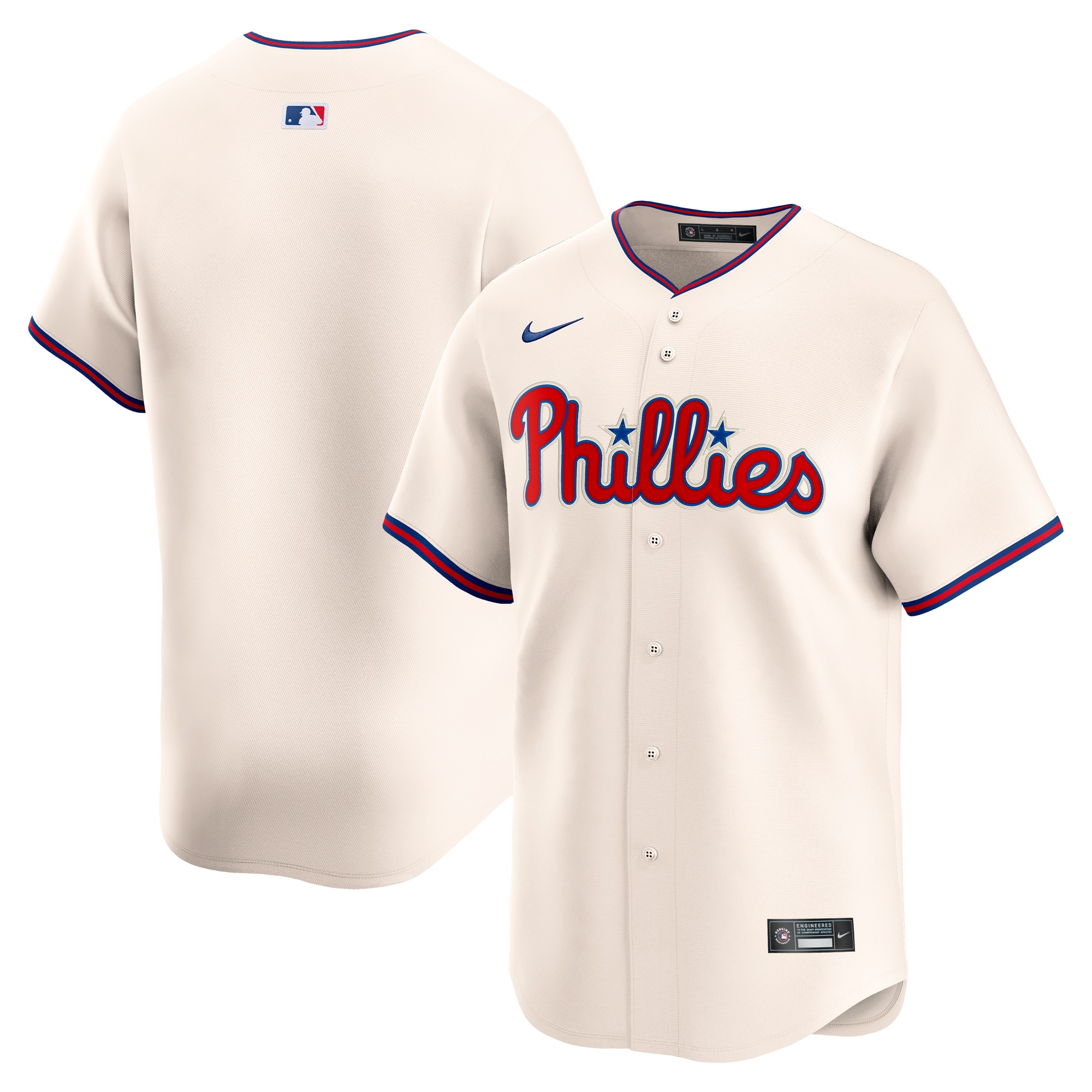 Philadelphia Phillies mens philadelphia phillies nike cream alternate limited jersey Collection - Exclusive Jerseys, Caps, and Hats
