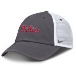Philadelphia Phillies mens philadelphia phillies nike gray wordmark club adjustable trucker hat Collection - Exclusive Jerseys, Caps, and Hats