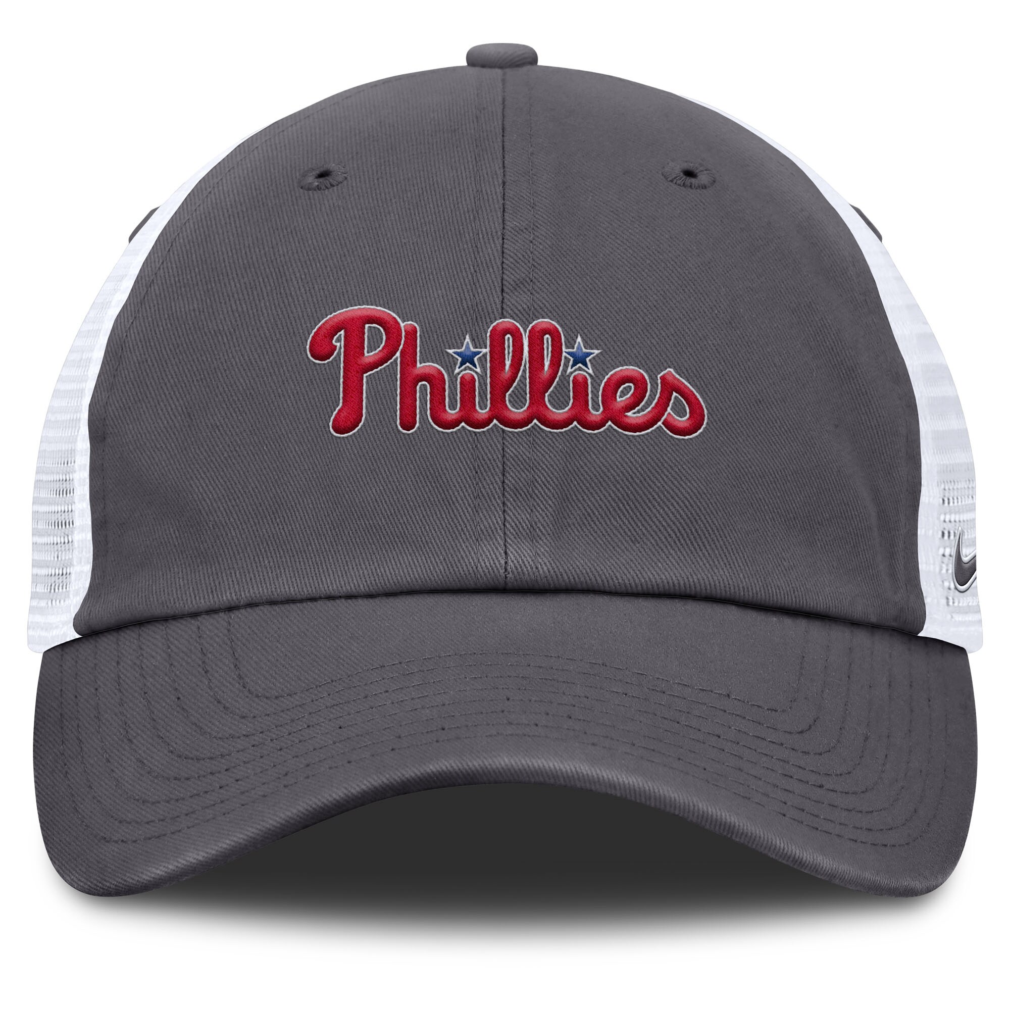 Philadelphia Phillies mens philadelphia phillies nike gray wordmark club adjustable trucker hat Collection - Exclusive Jerseys, Caps, and Hats