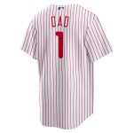 Philadelphia Phillies mens philadelphia phillies nike white 1 dad home replica jersey Collection - Exclusive Jerseys, Caps, and Hats