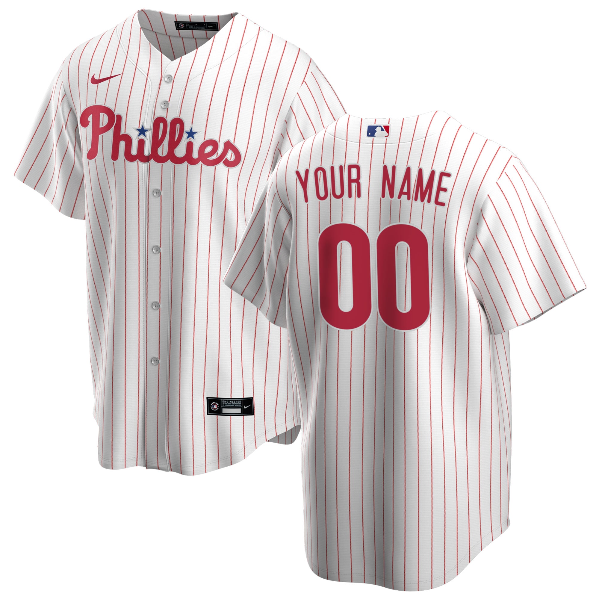 Philadelphia Phillies mens philadelphia phillies nike white home replica custom jersey Collection - Exclusive Jerseys, Caps, and Hats