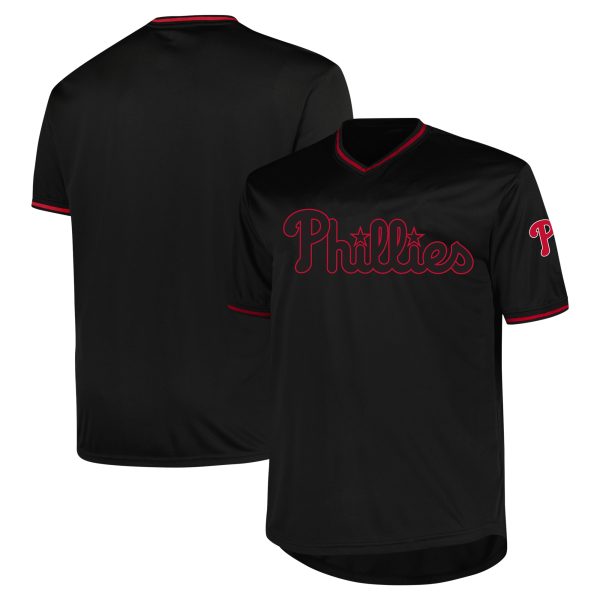 Philadelphia Phillies mens philadelphia phillies profile black big  tall pop fashion jersey Collection - Exclusive Jerseys, Caps, and Hats