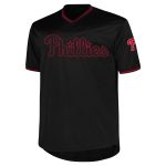 Philadelphia Phillies mens philadelphia phillies profile black big  tall pop fashion jersey Collection - Exclusive Jerseys, Caps, and Hats