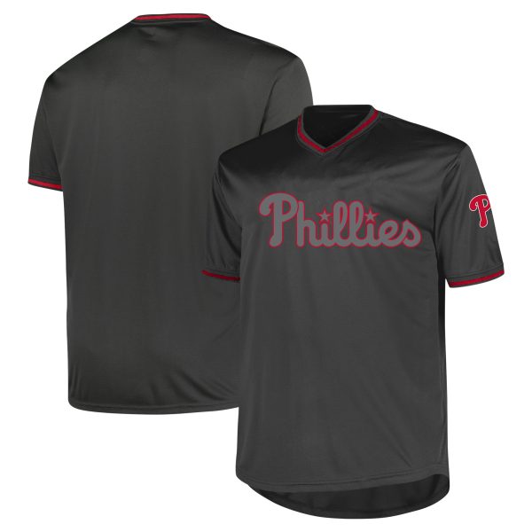 Philadelphia Phillies mens philadelphia phillies profile charcoal big  tall pop fashion jersey Collection - Exclusive Jerseys, Caps, and Hats