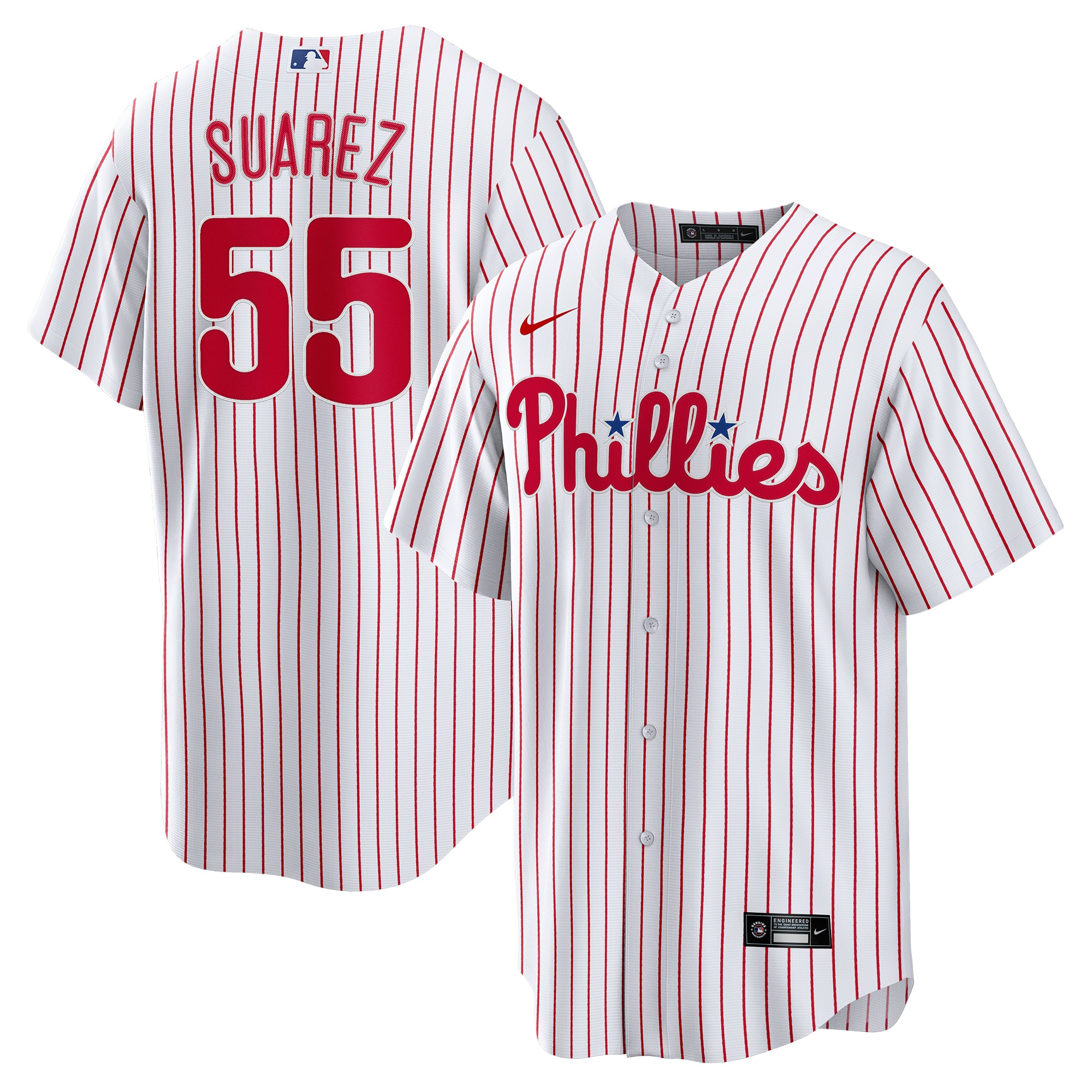 Philadelphia Phillies mens philadelphia phillies ranger suárez nike white home replica player jersey Collection - Exclusive Jerseys, Caps, and Hats