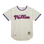 Philadelphia Phillies mens philadelphia phillies richie ashburn mitchell  ness cream cooperstown collection 1948 authentic jersey Collection - Exclusive Jerseys, Caps, and Hats