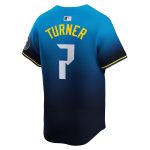 Philadelphia Phillies mens philadelphia phillies trea turner nike blue city connect limited player jersey Collection - Exclusive Jerseys, Caps, and Hats