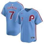 Philadelphia Phillies mens philadelphia phillies trea turner nike light blue alternate limited player jersey Collection - Exclusive Jerseys, Caps, and Hats