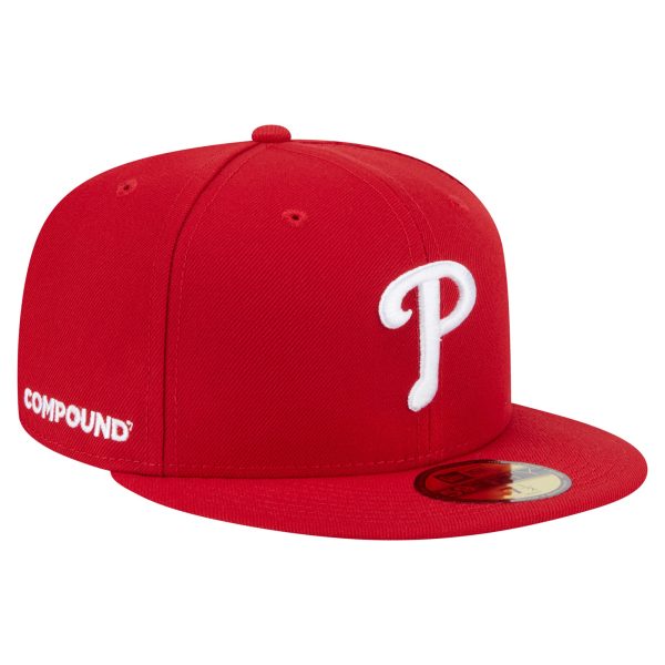 Philadelphia Phillies mens philadelphia phillies x compound new era red 59fifty fitted hat Collection - Exclusive Jerseys, Caps, and Hats