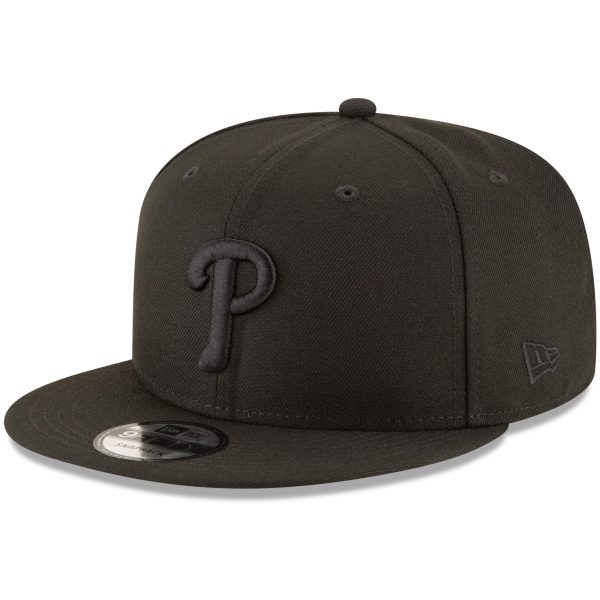 Philadelphia Phillies philadelphia phillies new era black on black 9fifty team snapback adjustable hat – black Collection - Exclusive Jerseys, Caps, and Hats
