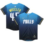 Philadelphia Phillies preschool philadelphia phillies zack wheeler nike blue 2024 city connect limited player jersey Collection - Exclusive Jerseys, Caps, and Hats