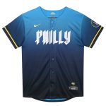 Philadelphia Phillies preschool philadelphia phillies zack wheeler nike blue 2024 city connect limited player jersey Collection - Exclusive Jerseys, Caps, and Hats