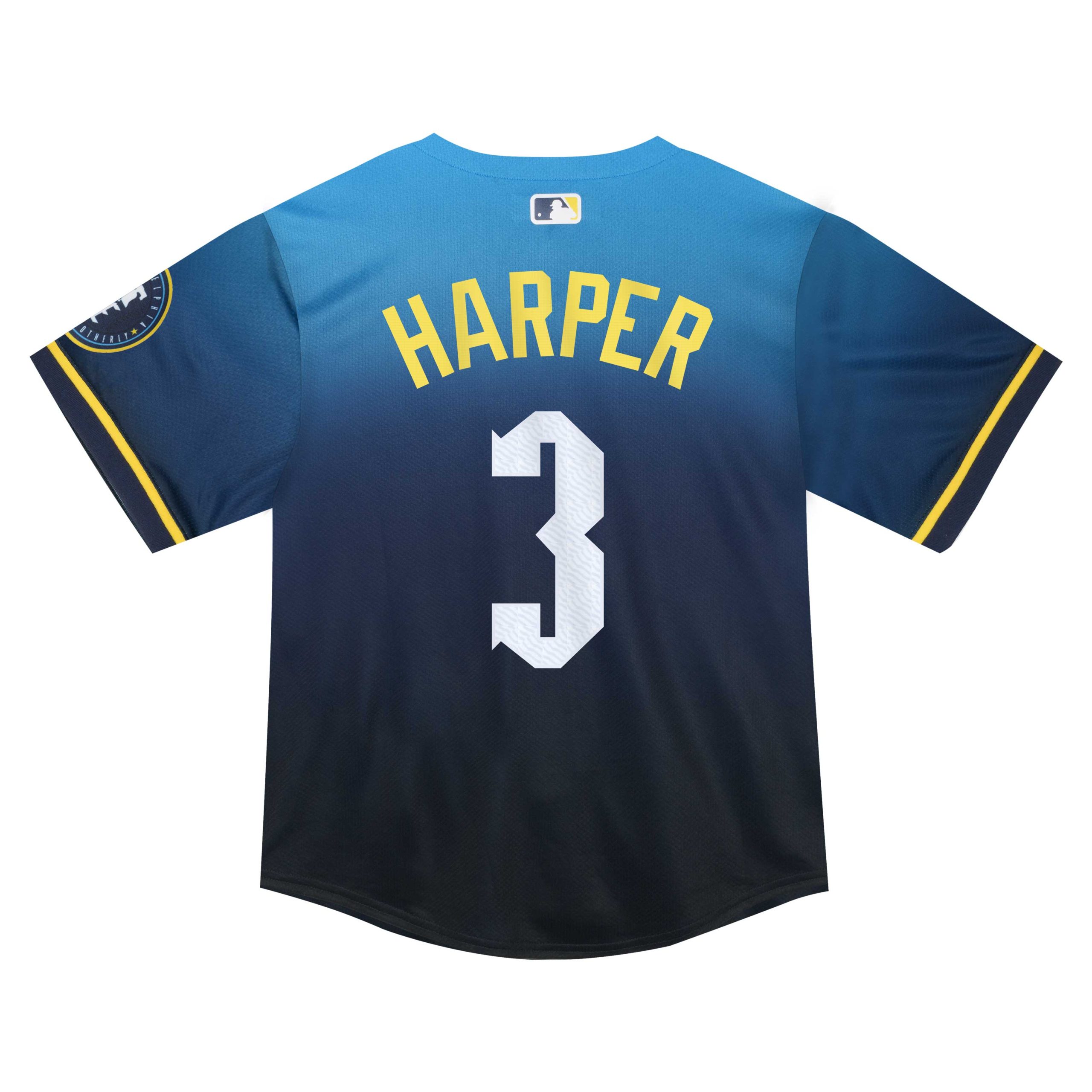 Philadelphia Phillies toddler philadelphia phillies bryce harper nike blue 2024 city connect limited player jersey Collection - Exclusive Jerseys, Caps, and Hats