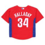 Philadelphia Phillies toddler philadelphia phillies roy halladay mitchell  ness red cooperstown collection mesh batting practice jersey Collection - Exclusive Jerseys, Caps, and Hats