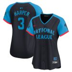 Philadelphia Phillies womens national league bryce harper nike navy 2024 mlb all-star game limited player jersey Collection - Exclusive Jerseys, Caps, and Hats