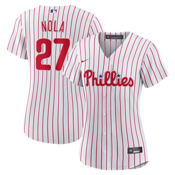 Philadelphia Phillies womens philadelphia phillies aaron nola nike white home replica jersey Collection - Exclusive Jerseys, Caps, and Hats