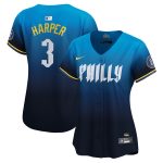 Philadelphia Phillies womens philadelphia phillies bryce harper nike blue 2024 city connect limited player jersey Collection - Exclusive Jerseys, Caps, and Hats