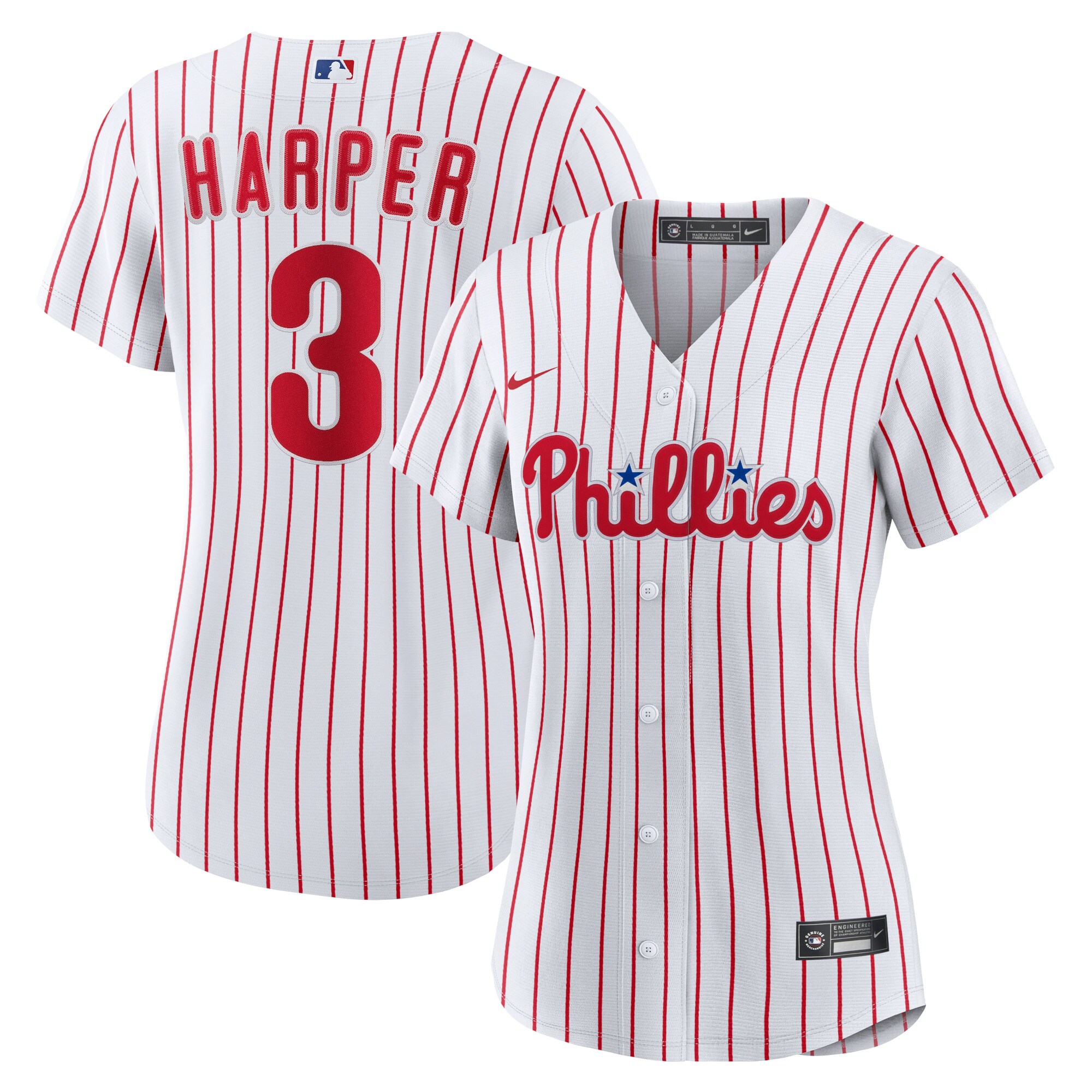 Philadelphia Phillies womens philadelphia phillies bryce harper nike white home replica player jersey Collection - Exclusive Jerseys, Caps, and Hats