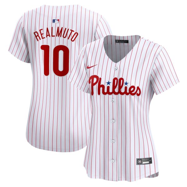 Philadelphia Phillies womens philadelphia phillies j.t. realmuto nike white home limited player jersey 200261845 Collection - Exclusive Jerseys, Caps, and Hats