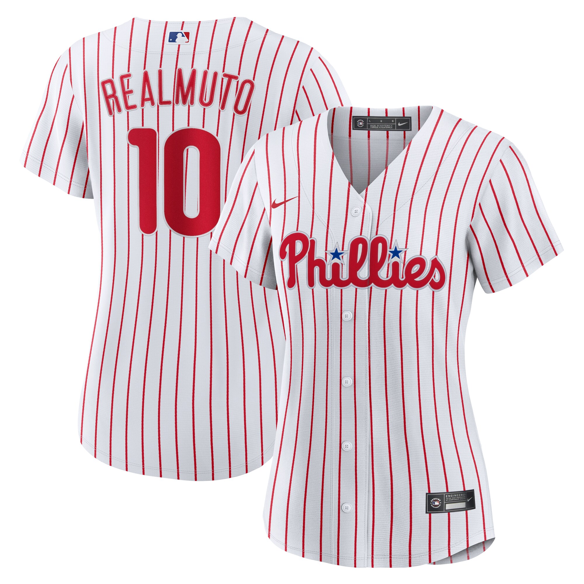 Philadelphia Phillies womens philadelphia phillies j.t. realmuto nike white home replica jersey Collection - Exclusive Jerseys, Caps, and Hats
