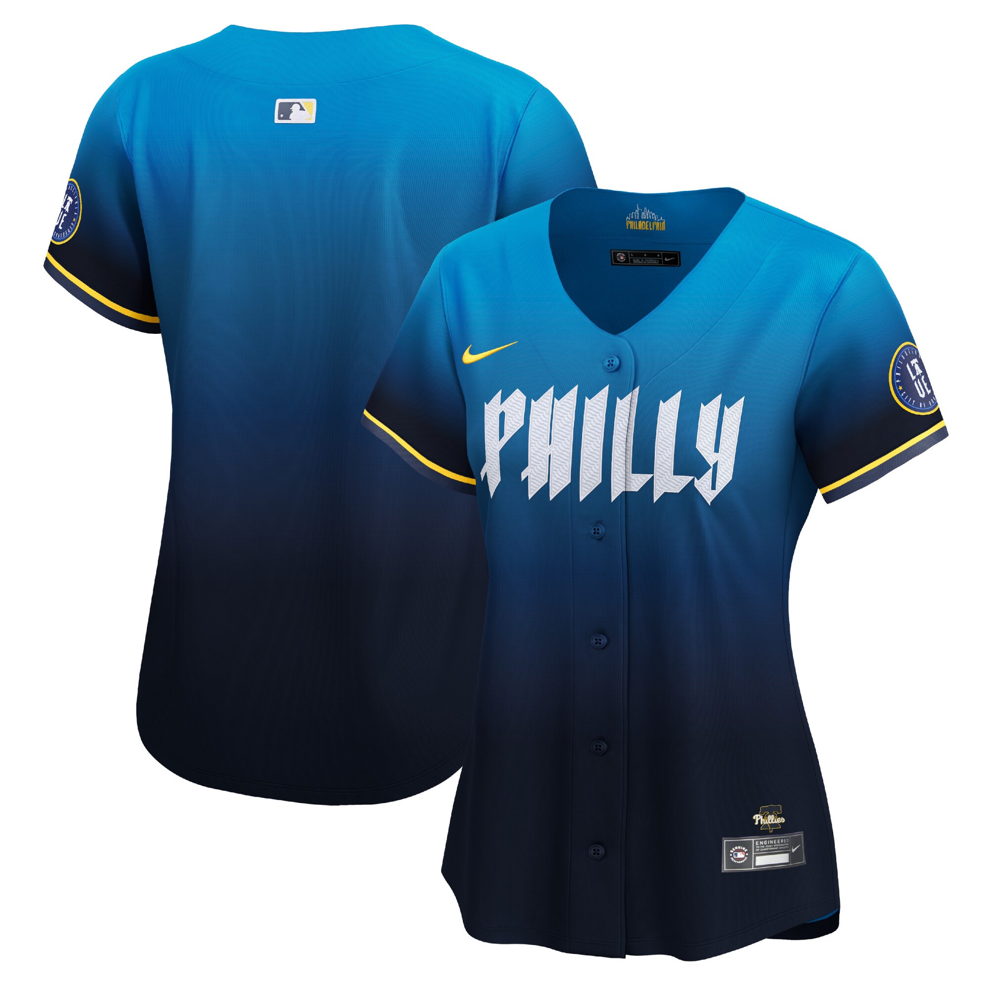 Philadelphia Phillies womens philadelphia phillies nike blue 2024 city connect limited jersey Collection - Exclusive Jerseys, Caps, and Hats