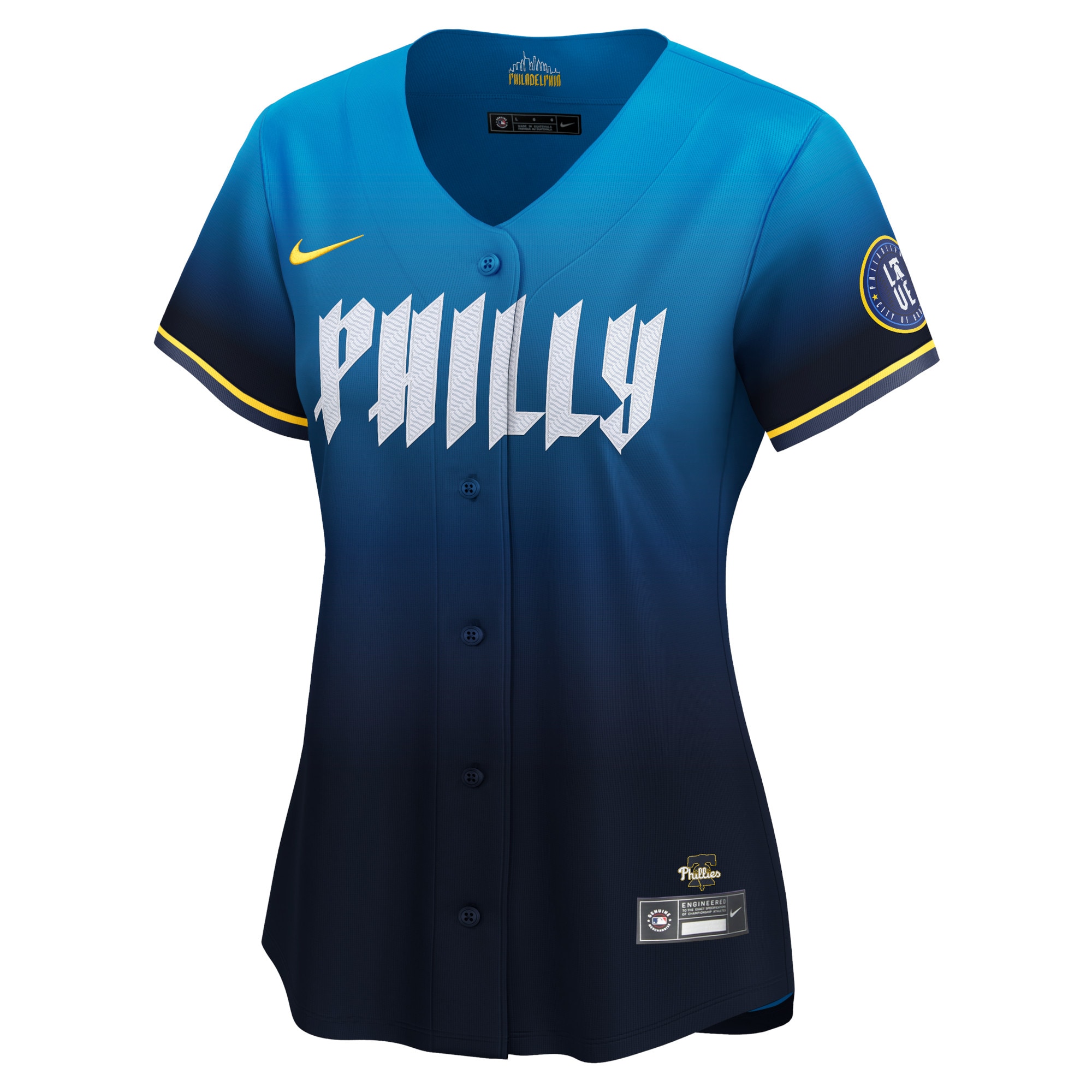 Philadelphia Phillies womens philadelphia phillies nike blue 2024 city connect limited jersey Collection - Exclusive Jerseys, Caps, and Hats