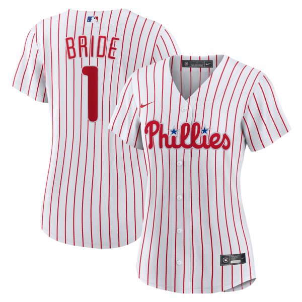 Philadelphia Phillies womens philadelphia phillies nike white 1 bride home replica jersey Collection - Exclusive Jerseys, Caps, and Hats
