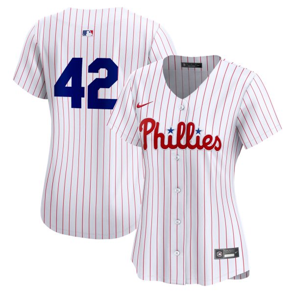 Philadelphia Phillies womens philadelphia phillies nike white 2024 jackie robinson day home limited jersey Collection - Exclusive Jerseys, Caps, and Hats