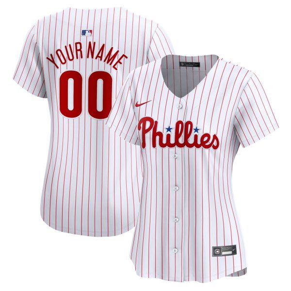 Philadelphia Phillies womens philadelphia phillies nike white home limited custom jersey Collection - Exclusive Jerseys, Caps, and Hats