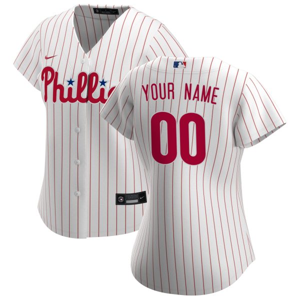 Philadelphia Phillies womens philadelphia phillies nike white home replica custom jersey Collection - Exclusive Jerseys, Caps, and Hats