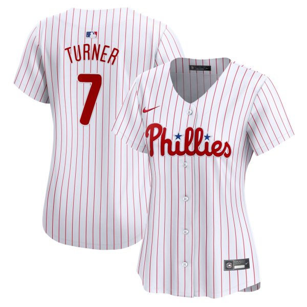 Philadelphia Phillies womens philadelphia phillies trea turner nike white home limited player jersey Collection - Exclusive Jerseys, Caps, and Hats