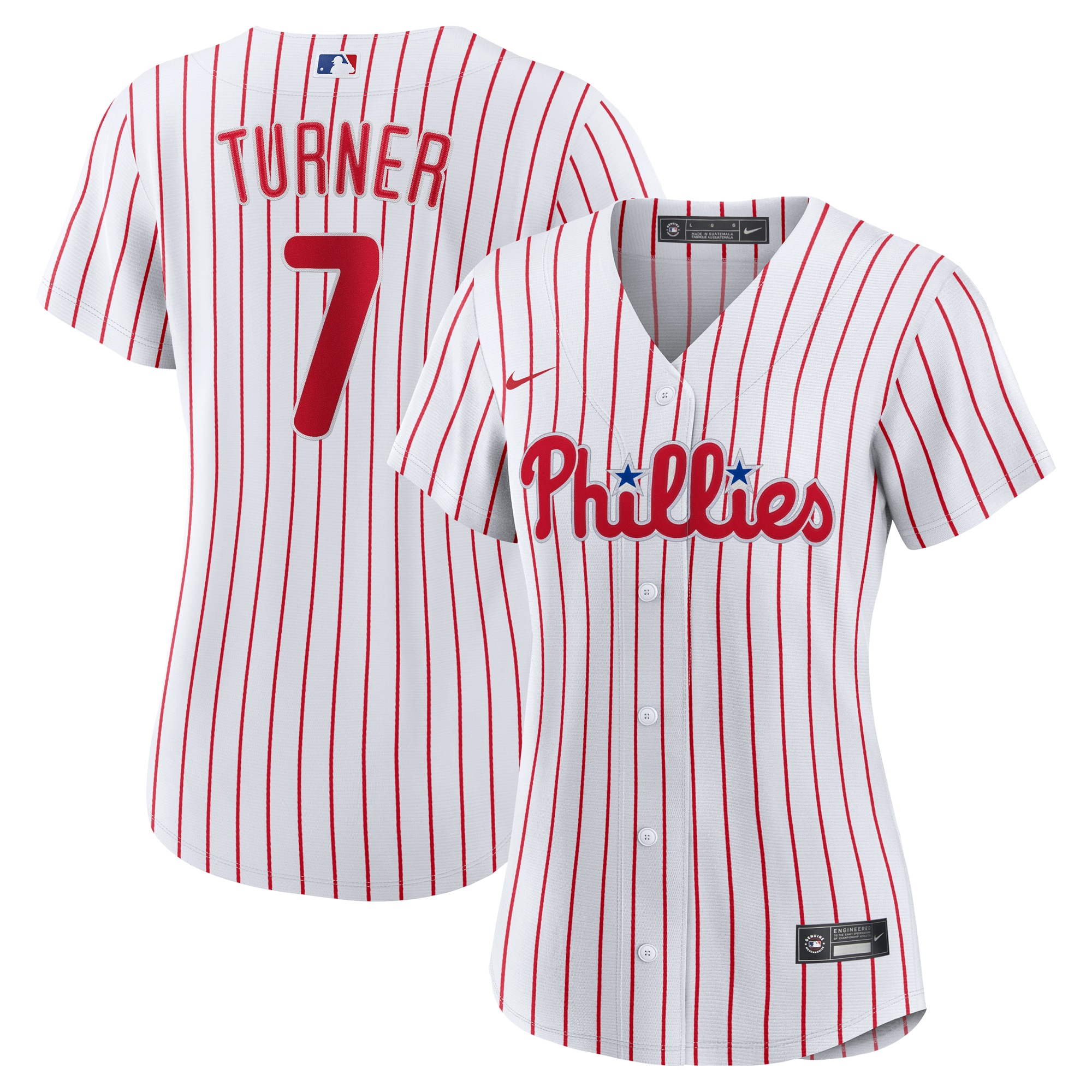 Philadelphia Phillies womens philadelphia phillies trea turner nike white home replica player jersey Collection - Exclusive Jerseys, Caps, and Hats