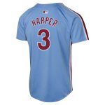Philadelphia Phillies youth philadelphia phillies bryce harper nike light blue alternate limited player jersey Collection - Exclusive Jerseys, Caps, and Hats